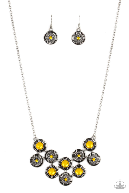 Whats your sign? - Yellow Necklace Paparazzi Accessories. Subscribe & Save. #P2WH-YWXX-246XX 