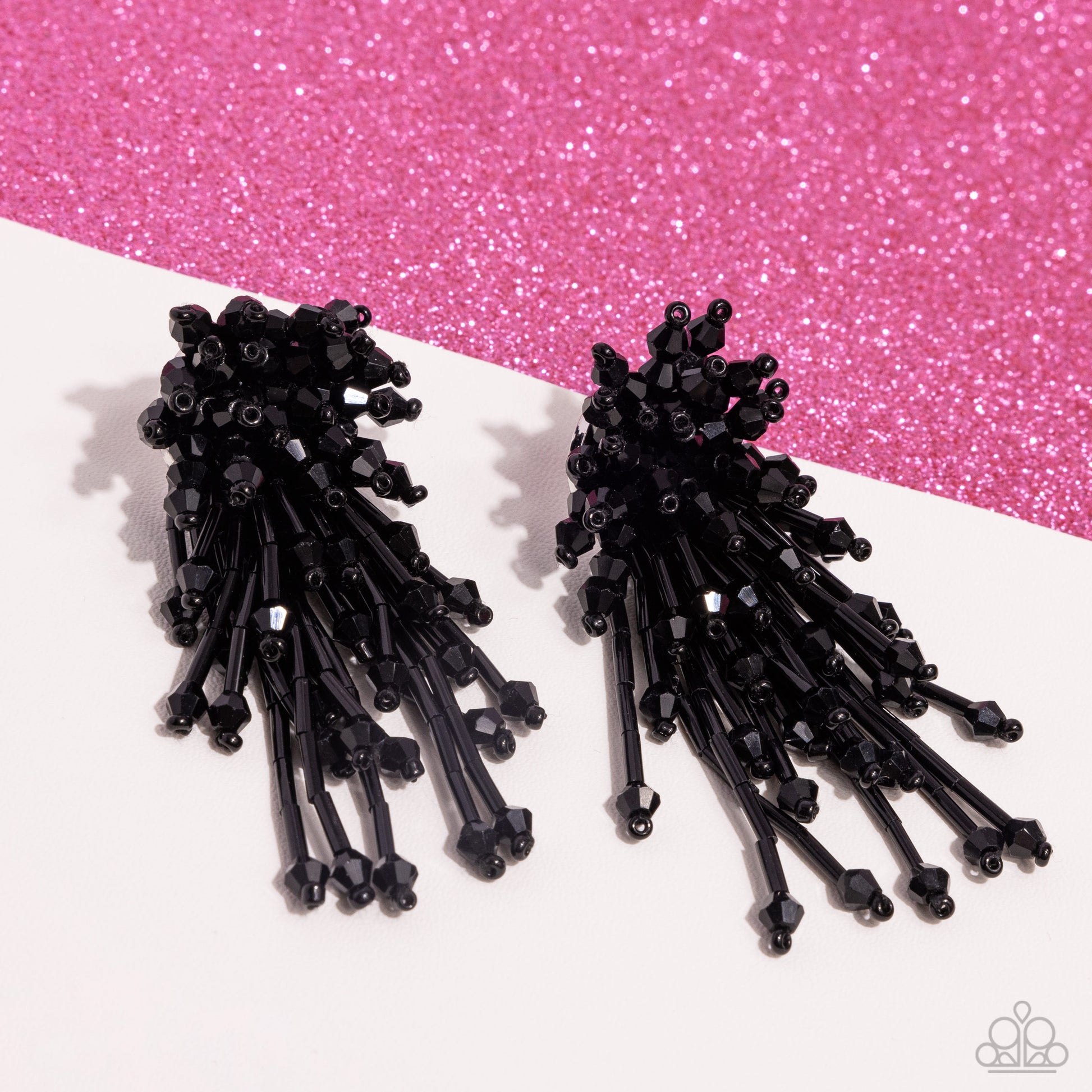 Paparazzi Accessories Congratulatory Charm Black Earrings. Free Shipping. #P5PO-BKXX-237XX