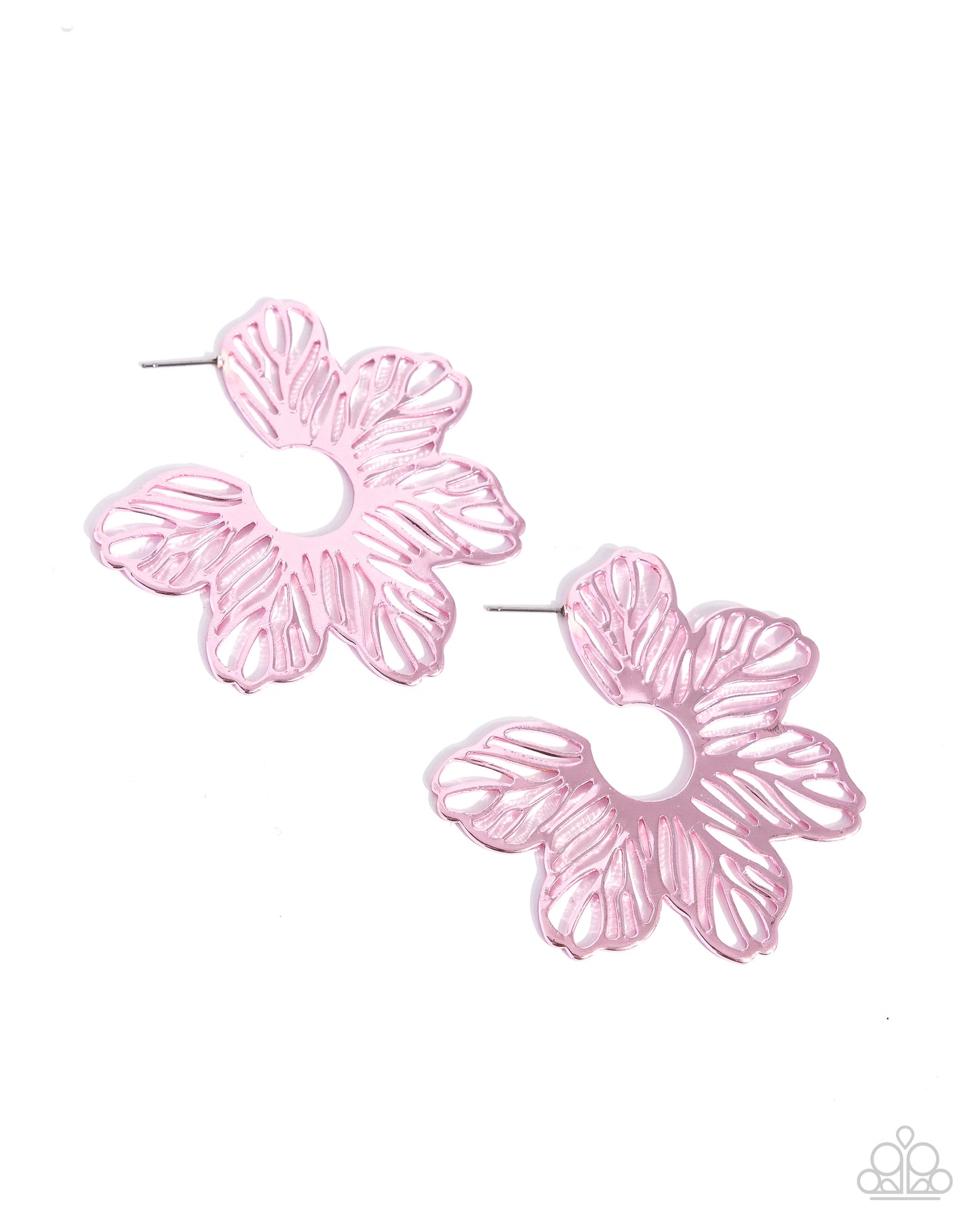 Floral Fame Pink Earrings Paparazzi Accessories. Get Free Shipping. #P5HO-PKXX-085XX