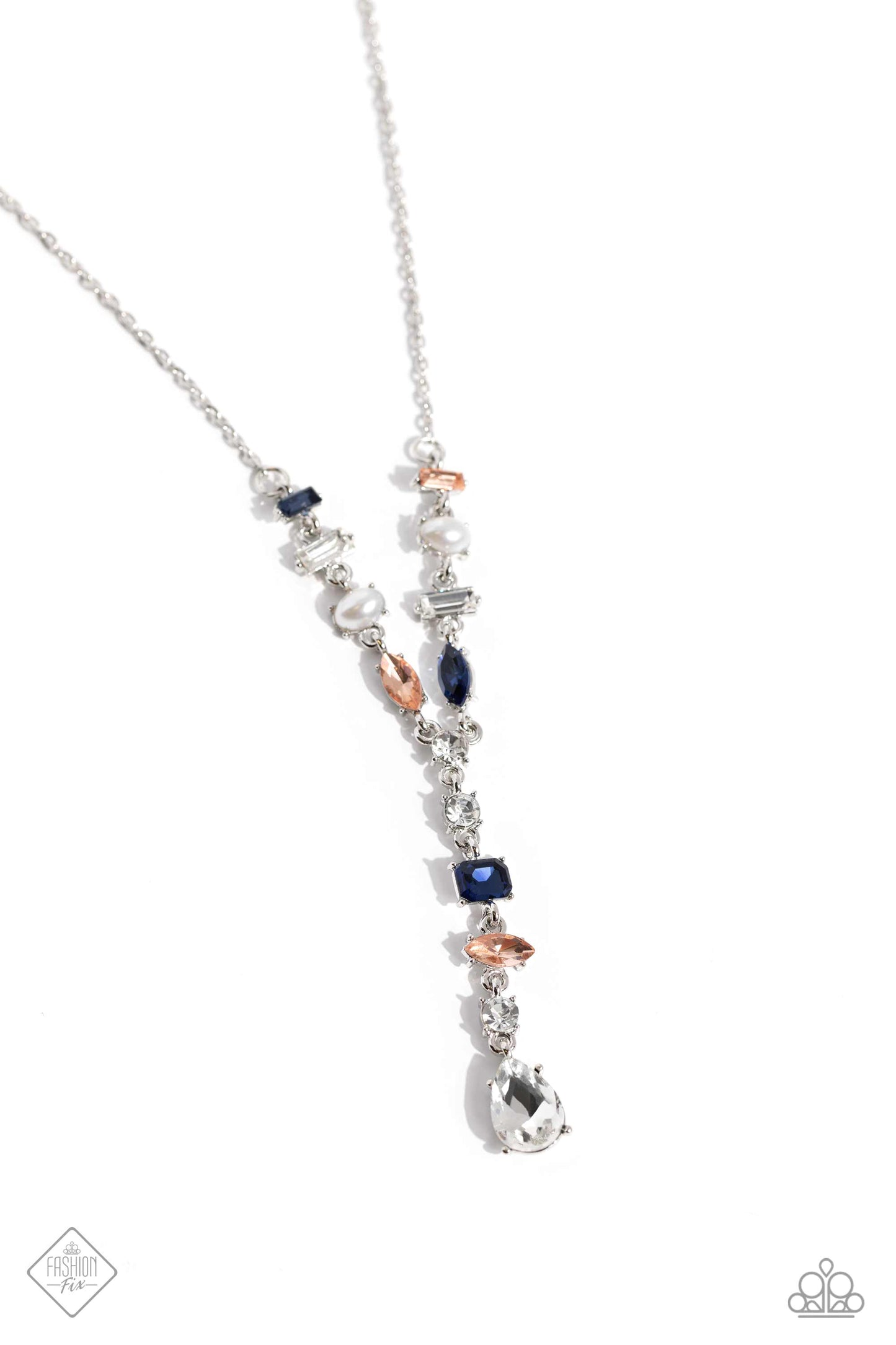 Paparazzi Necklace: "Dreamy Dowry - Multi" (P2RE-MTXX-225PB). Get Free Shipping. 