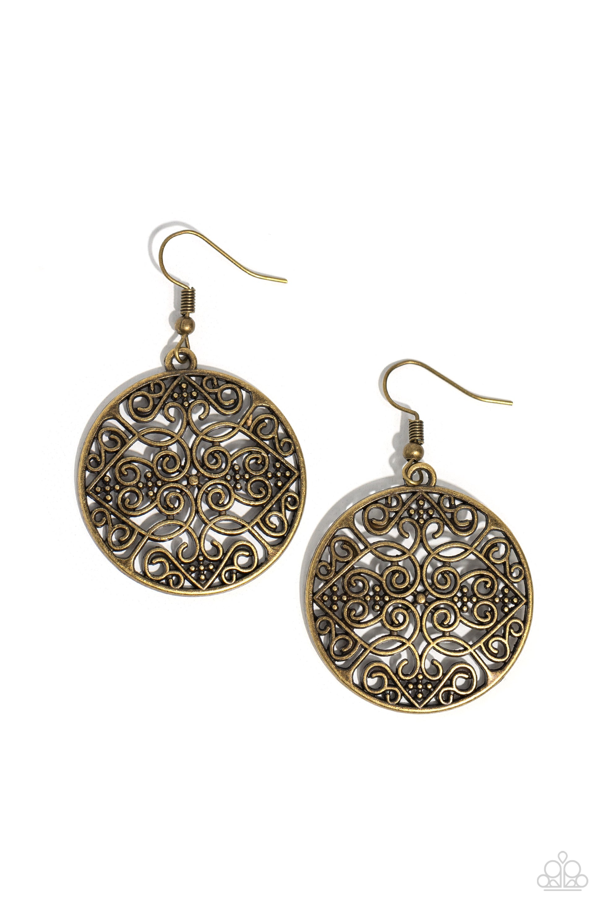 Paparazzi Dubai Decor Brass Earring for Women. Get Free Shipping. Paparazzi $5 Jewelry. 