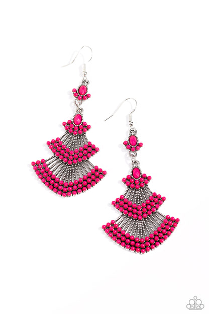 Eastern Expression Pink Earring Paparazzi Accessories. #P5SE-PKXX-125XX. Subscribe & Save.