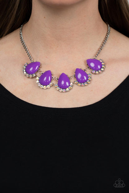 Paparazzi Ethereal Exaggerations Purple Short Necklace. Subscribe & Save. #P2WH-PRXX-429XX