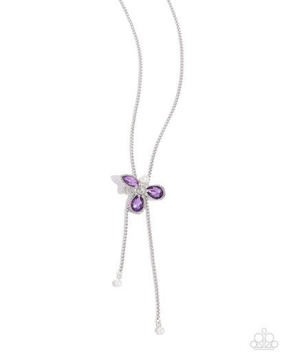 Paparazzi FLORAL Values Purple Necklace. Get Free Shipping. #P2RE-PRXX-340AT