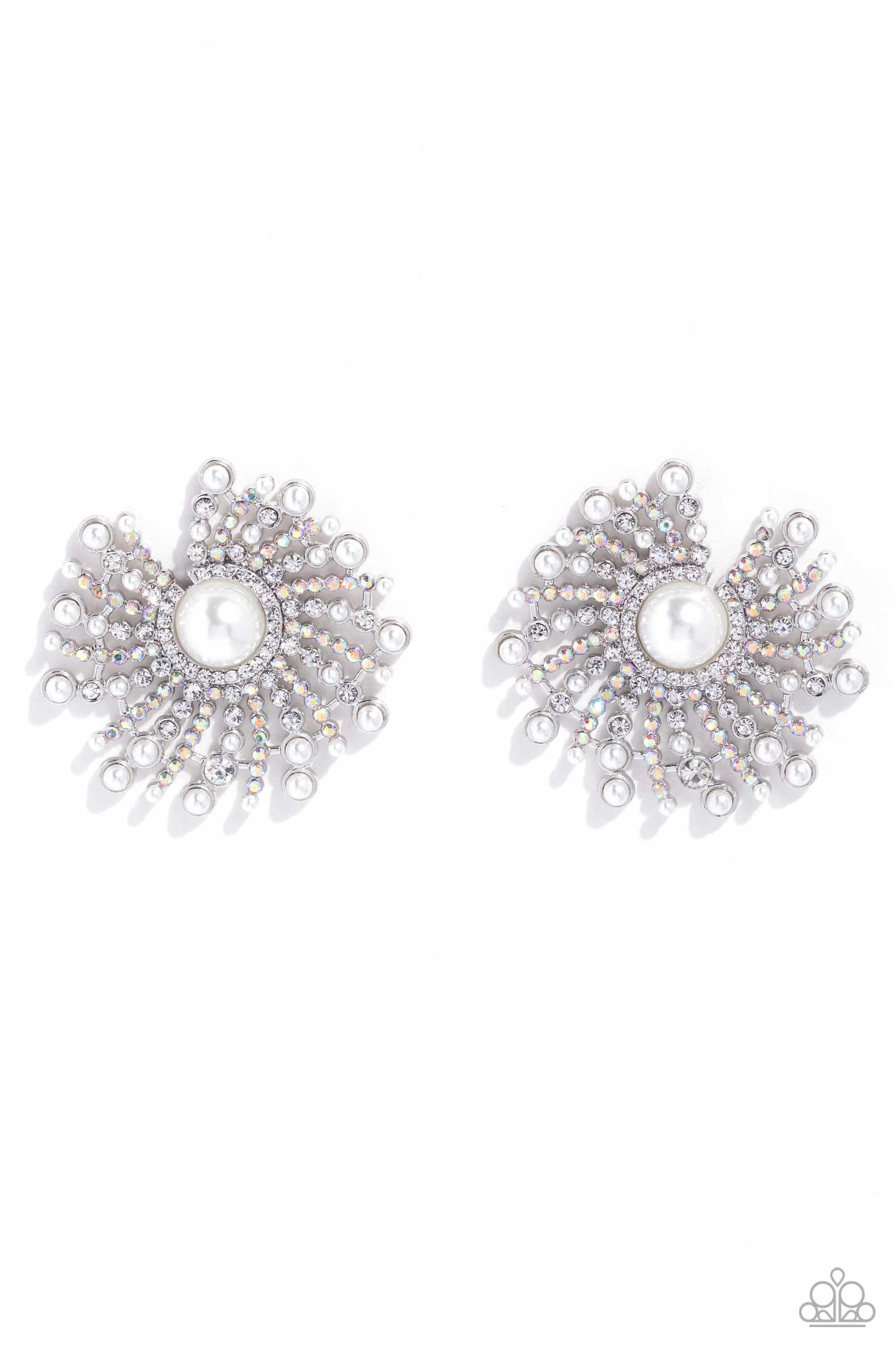 Fancy Fireworks White Earrings Paparazzi $5 Jewelry. Subscribe & Save. #P5PO-WTXX-388XX.