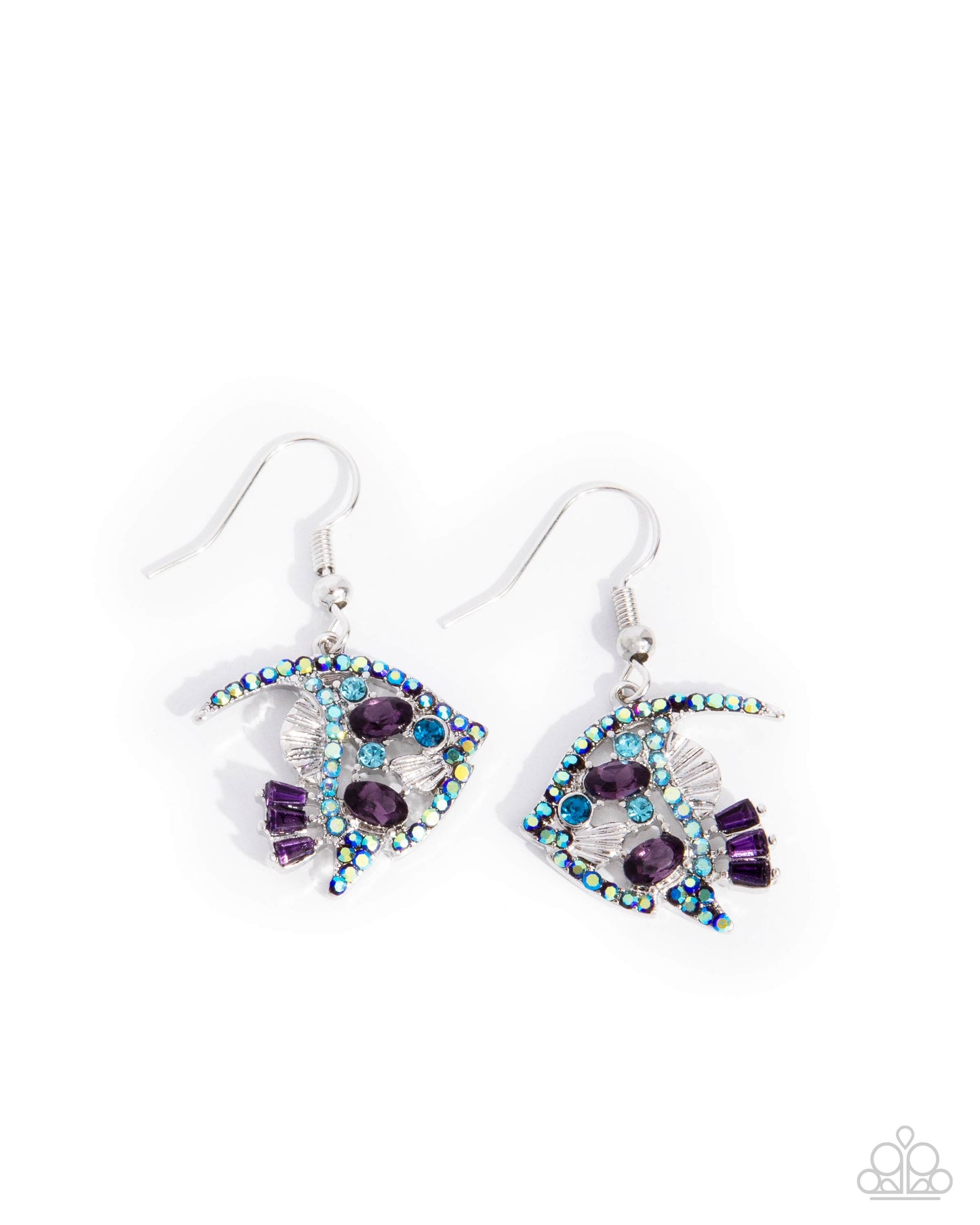 Paparazzi Fancy Free Fish Earrings. #P5DA-PRXX-050XX. Get Free Shipping. Iridescent Fish earring