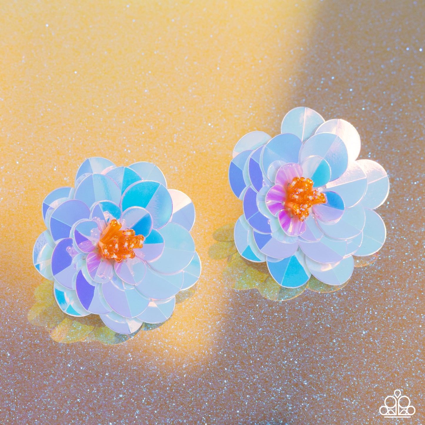 Paparazzi Floating Florals Multi Post Earrings.Subscribe & Save.Iridescent Floral Earring.$5 earring