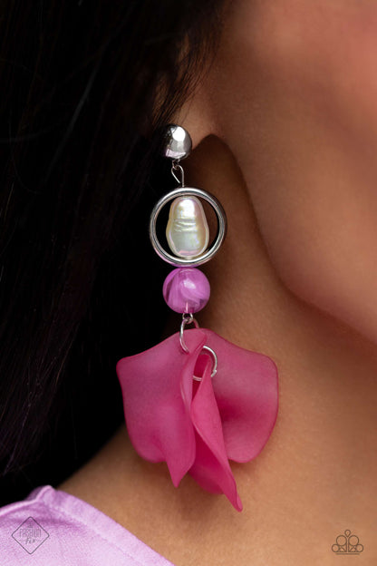 Paparazzi December 2023 Fashion Fix Earrings "Lush Limit - Pink" Earring. Subscribe and Save.