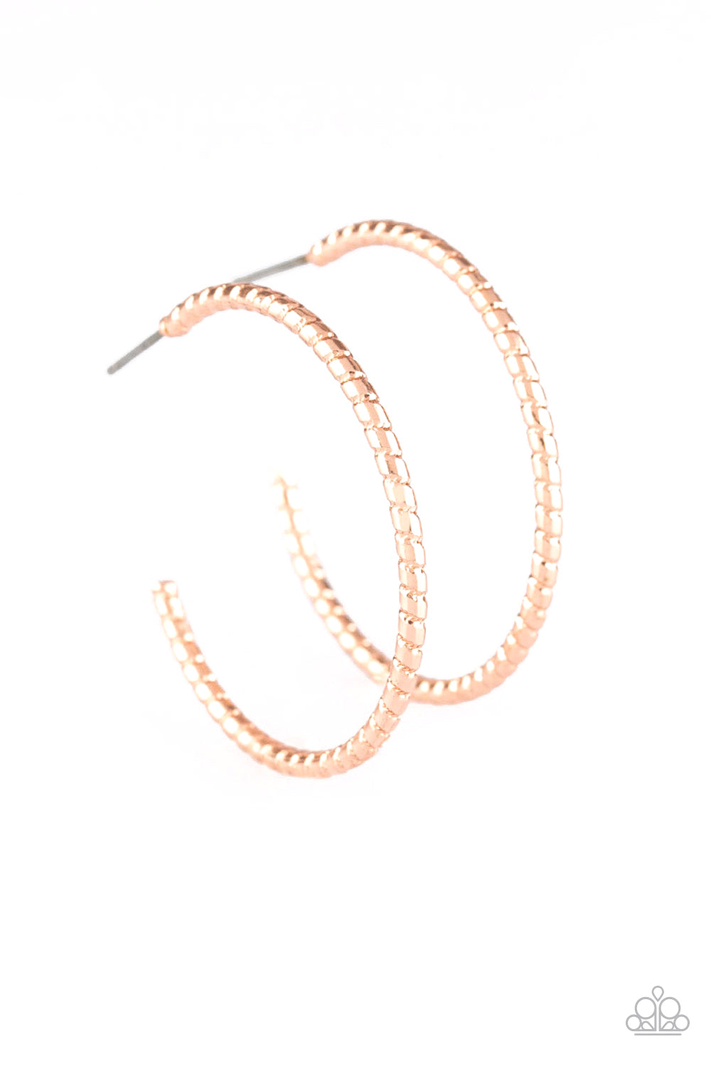 Hoop Line and Sinker Rose Gold Earrings. Subscribe & Save. #P5HO-GDRS-099XX.