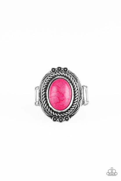 Tumblin Tumbleweeds Pink Ring Paparazzi Accessories. Subscribe and Save. #P4SE-PKXX-057XX