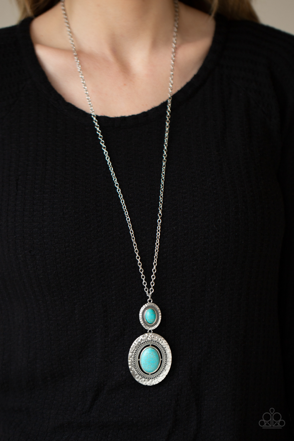 Paparazzi Southern Opera Turquoise Blue Long Necklace. #P2SE-BLXX-443XX. Get Free Shipping.