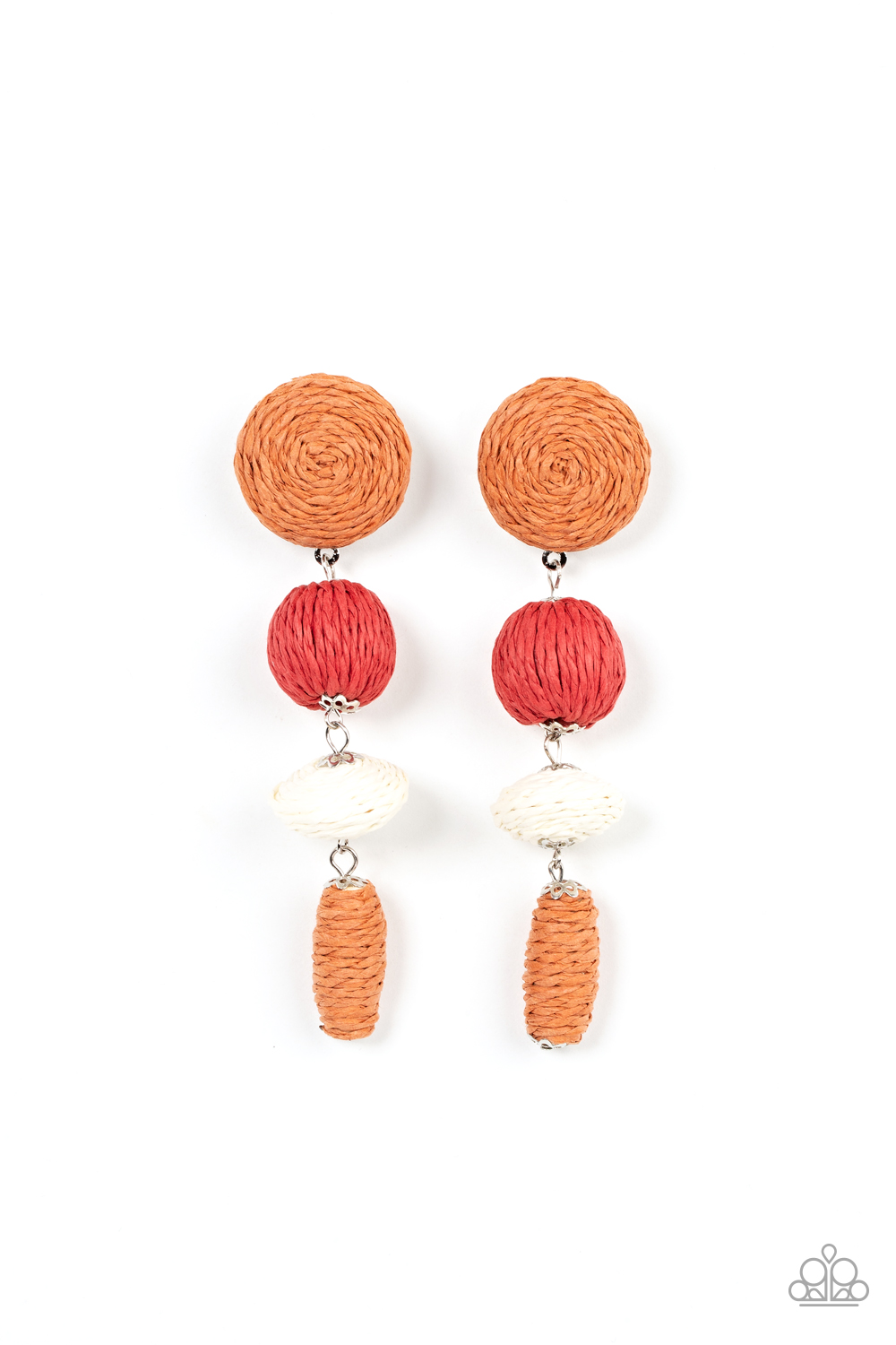 Paparazzi Twine Tango Multi Post Earrings