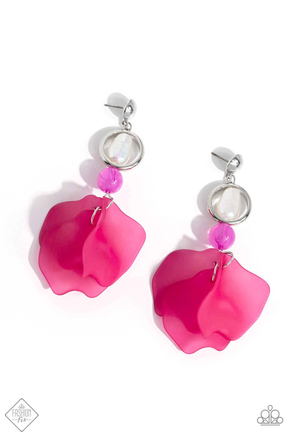 Lush Limit Pink Earrings Paparazzi Accessories. Get Free Shipping. #P5PO-PKXX-109SB