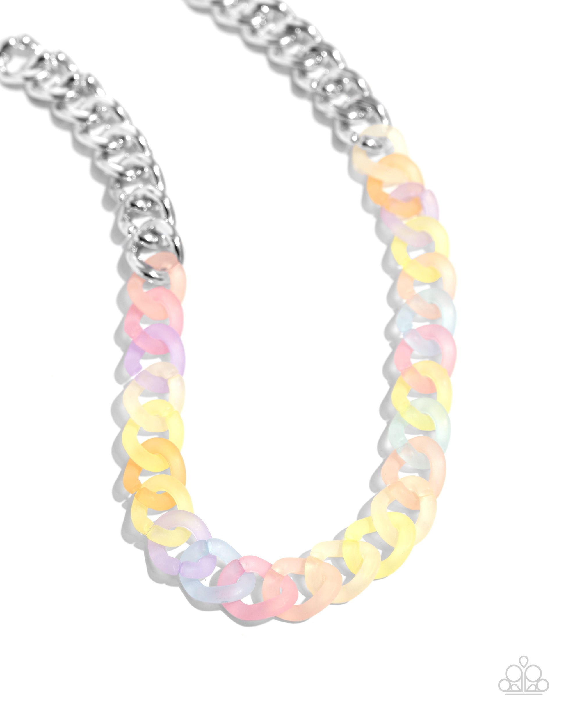 Paparazzi Rainbow Ragtime Multi Acrylic Necklace. $5 Jewelry. Subscribe & Save. #P2WH-MTXX-303XX
