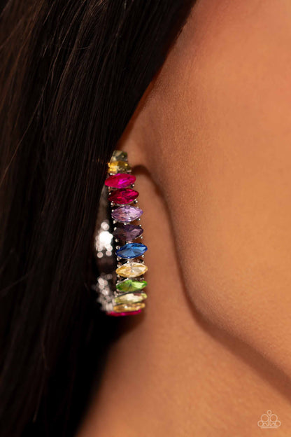 Paparazzi Rainbow Range Multi $5 Hoop Earrings. Subscribe & Save. #P5HO-MTXX-080XX