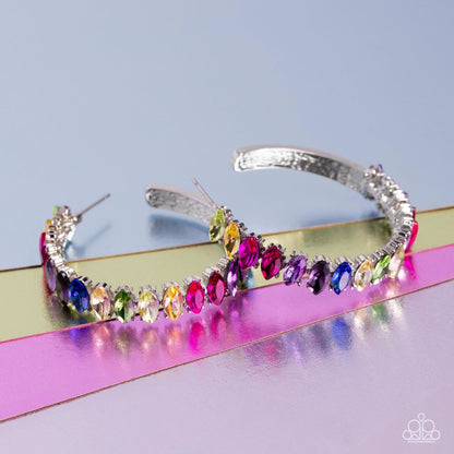 Rainbow Range Multi $5 Hoops for Women. Subscribe and Save. Get Free Shipping. #P5HO-MTXX-080XX