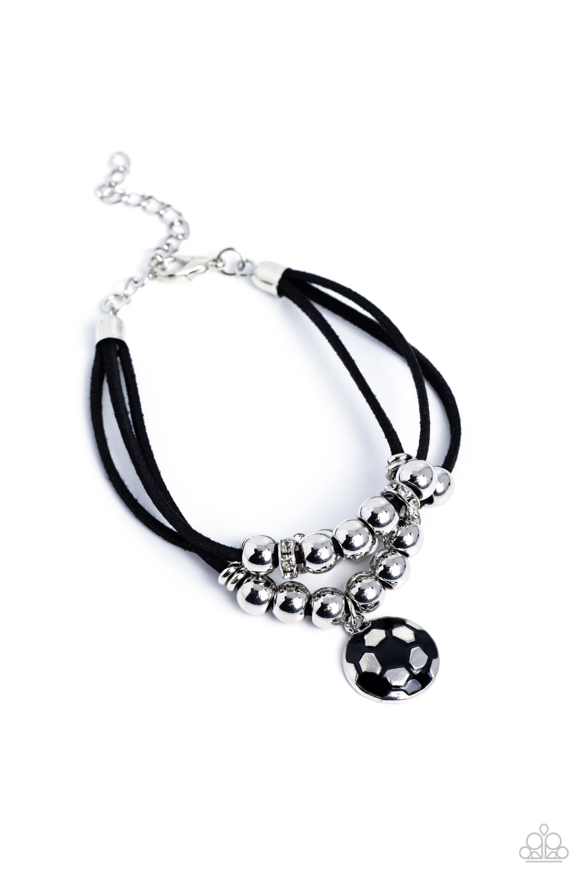 Paparazzi Soccer Player Black Urban Bracelet. Subscribe & Save. #P9UR-BKXX-592XX. Sliding knot