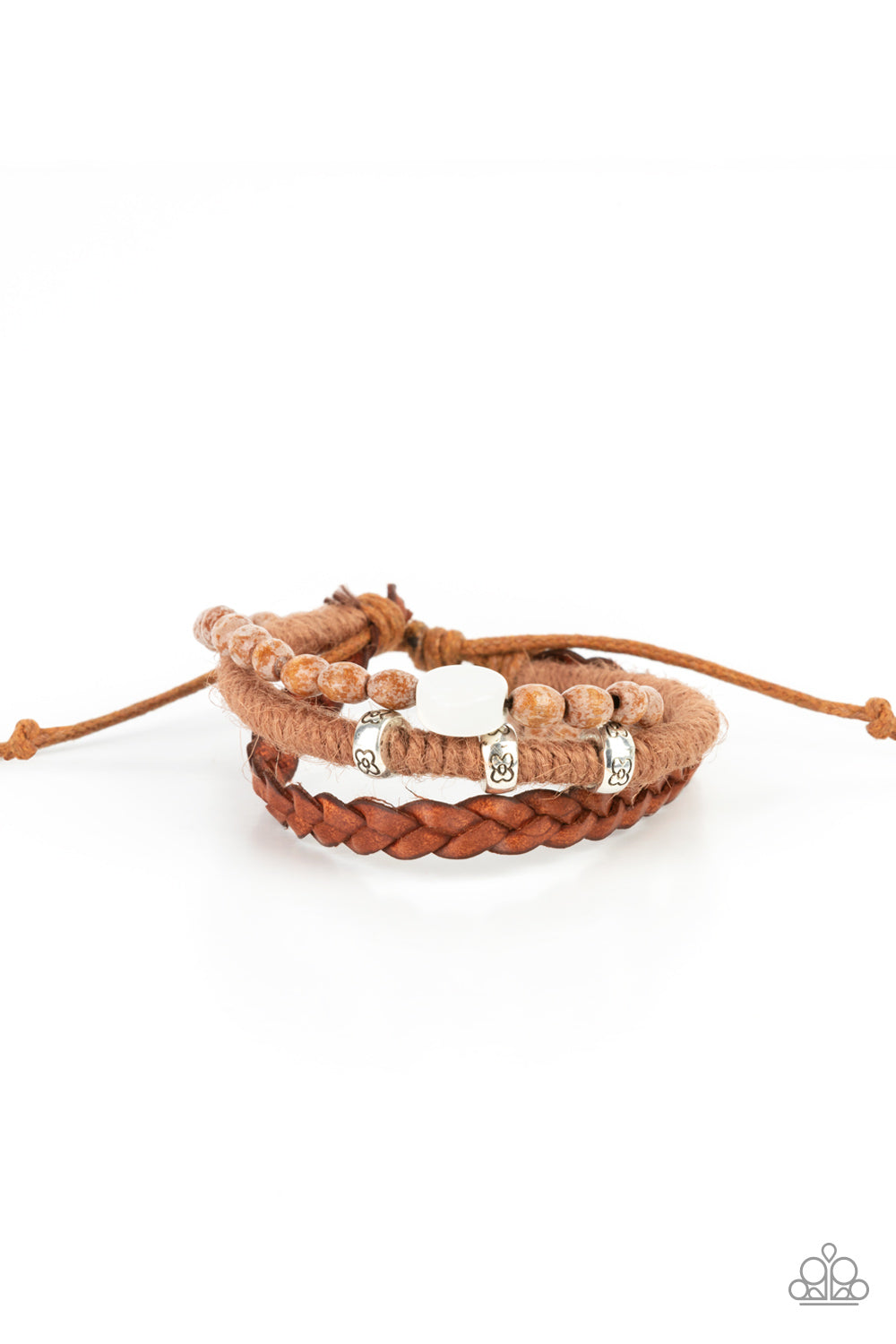 Paparazzi Terrarium Terrain Brown Bracelet. #P9UR-BNXX-557XX. Get Free Shipping. Urban bracelet