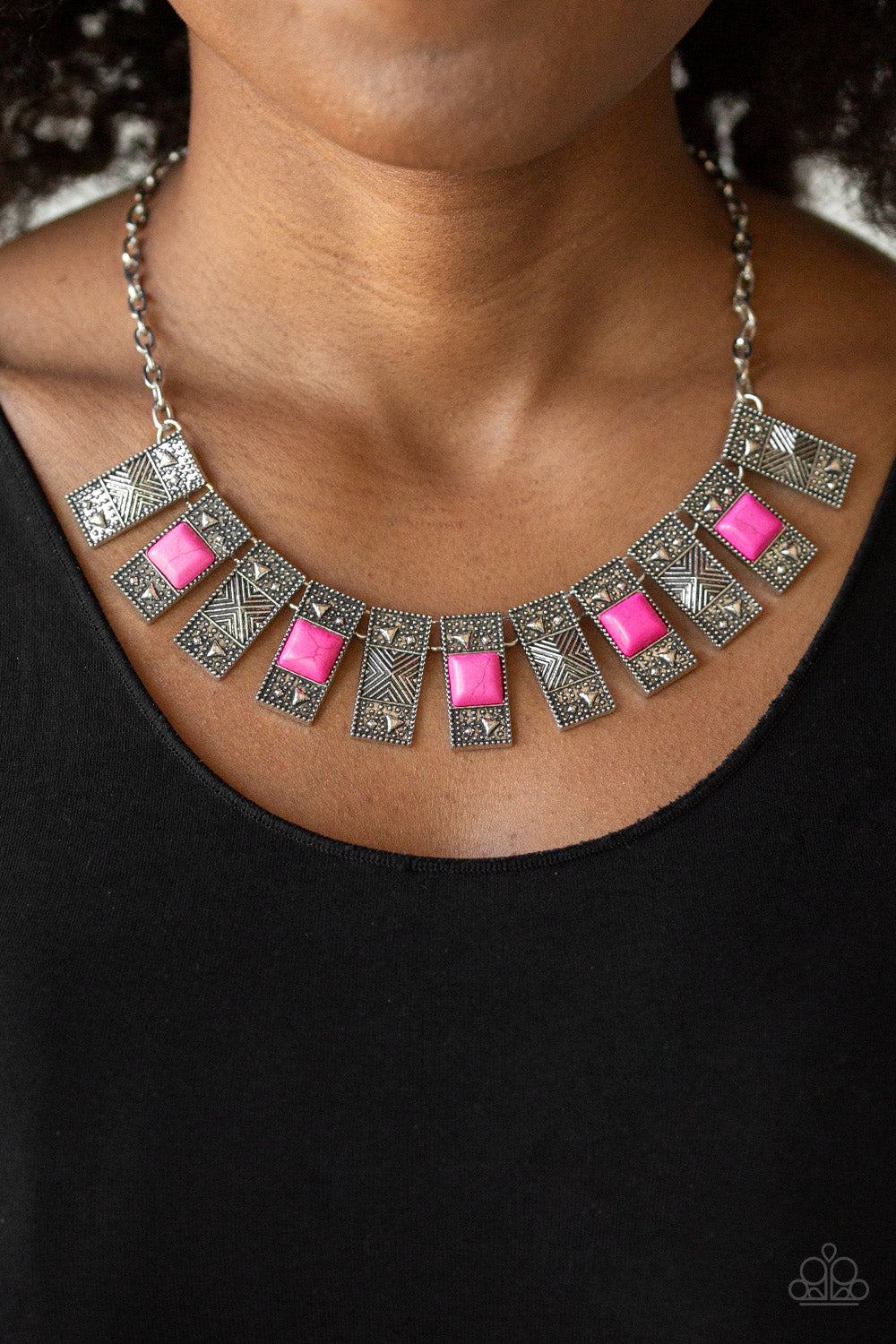 Paparazzi The MANE Contender Pink Necklace. Get Free Shipping. #P2ST-PKXX-044XX