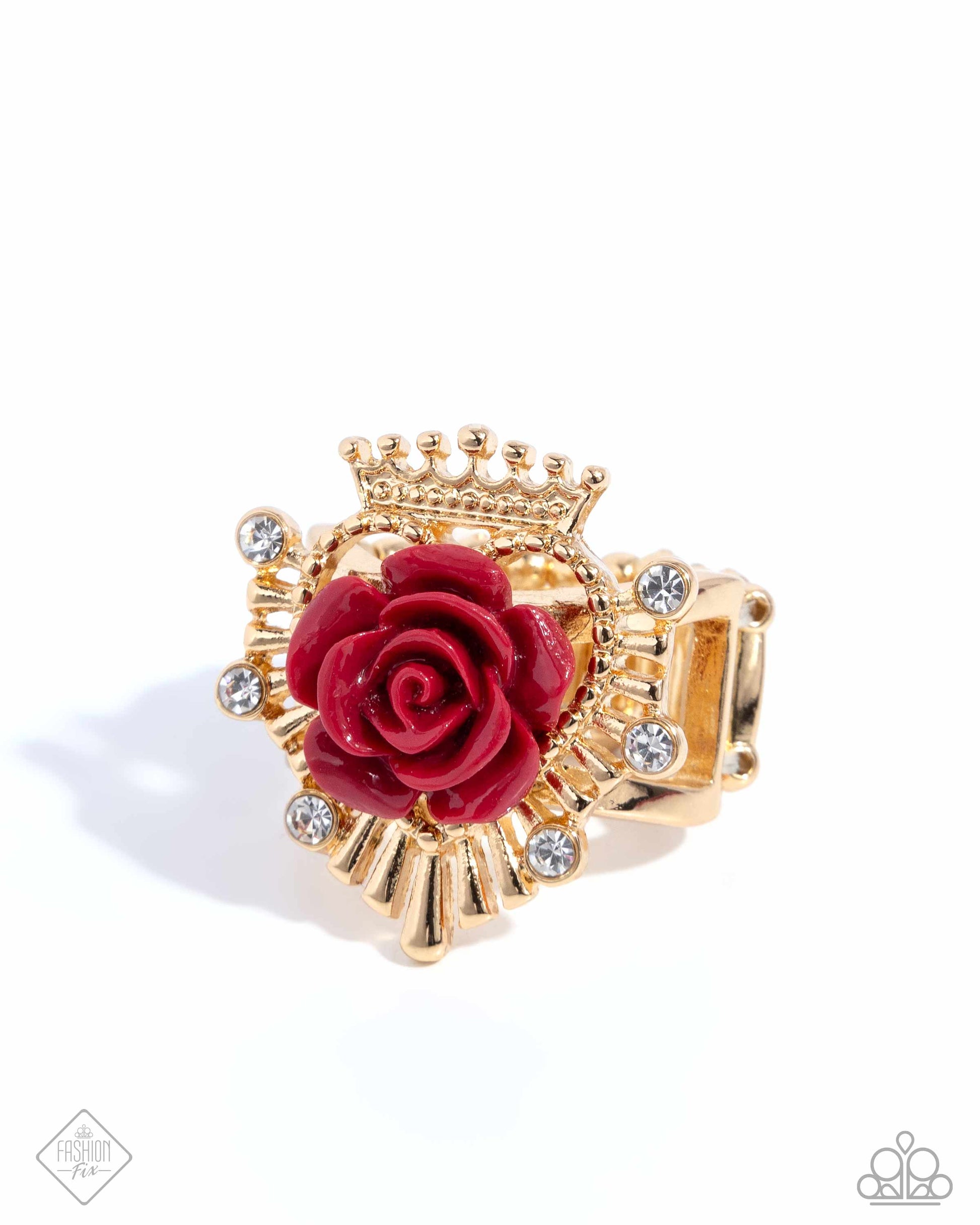 November 2024 Fashion Fix Ring Visible Victorian Red Floral Ring. Subscribe & Save.