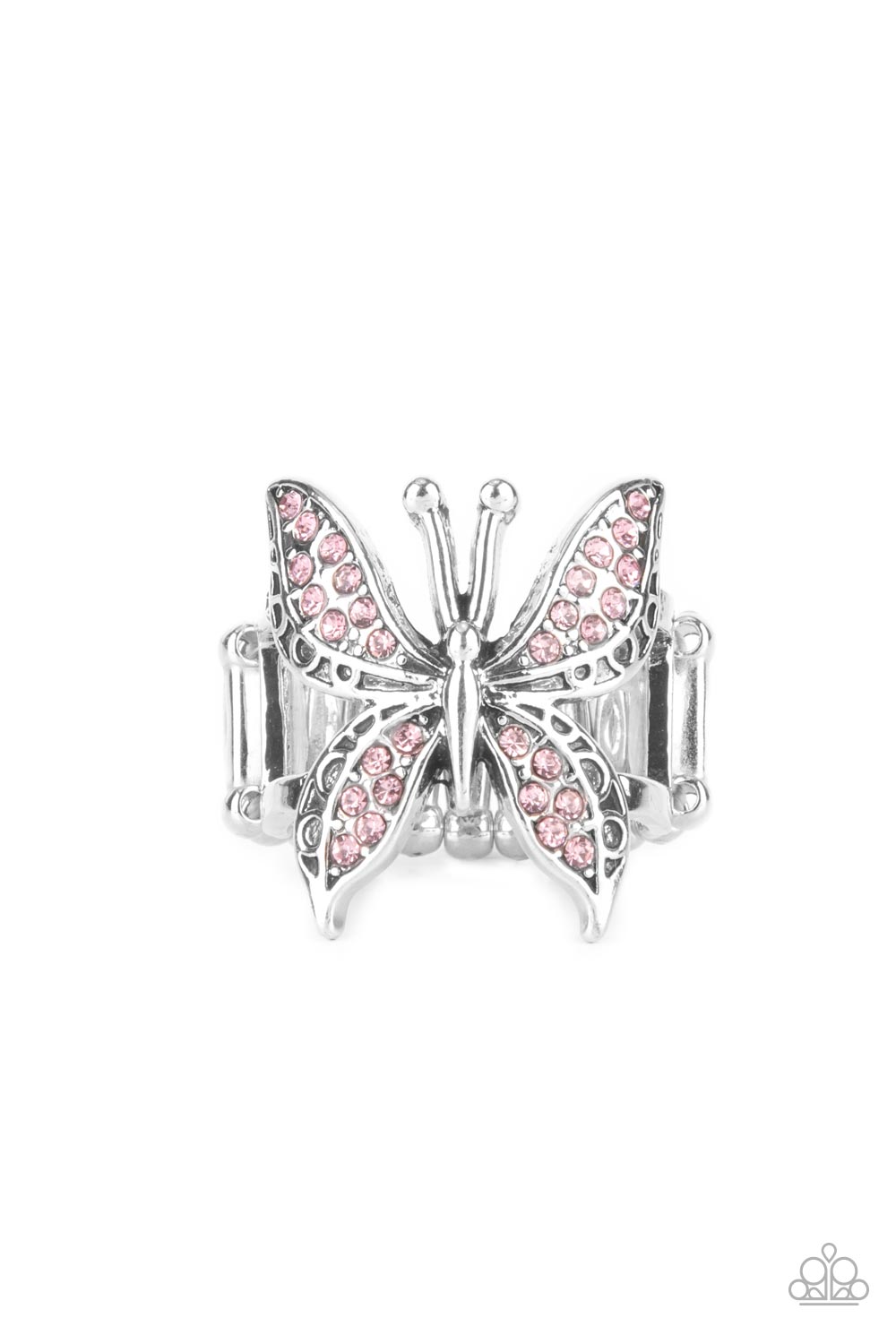 Blinged Out Butterfly Pink Ring Paparazzi Accessories. Subscribe & Save. #P4WH-PKXX-231XX