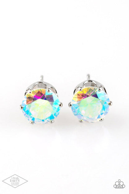 Paparazzi Come Out On Top - Multi Oil Spill Earring. Subscribe & Save