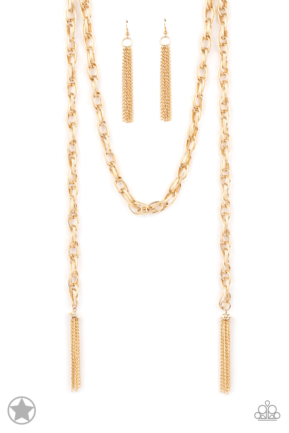 SCARFed for Attention Gold Necklace $5.00 Paparazzi Jewelry. Five different ways to accessorize. 