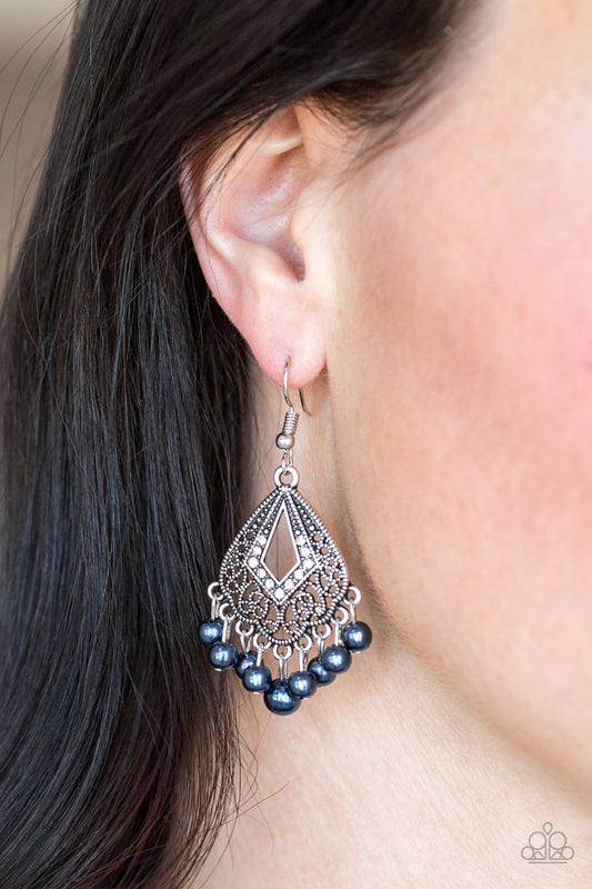 Paparazzi Gracefully Gatsby Blue Earrings. #P5RE-BLXX-141XX. Subscribe & Save.