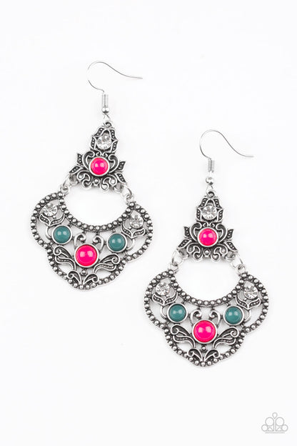 Paparazzi Earring ~ Garden State Glow - Multi