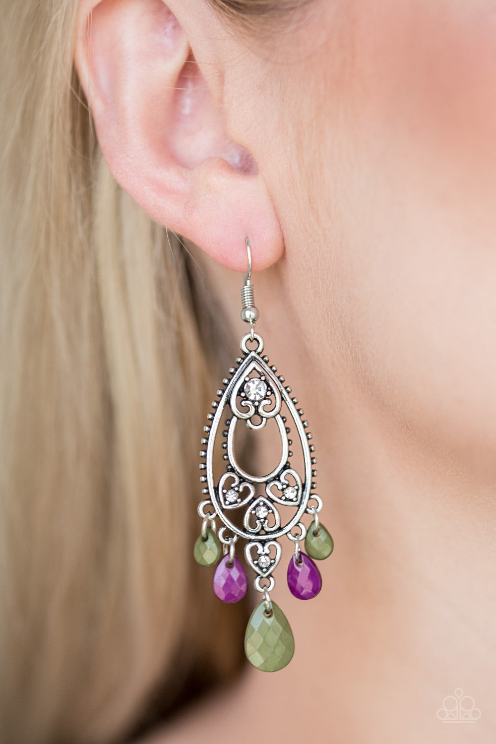 Paparazzi Earring Fashion Flirt - Multi Earring