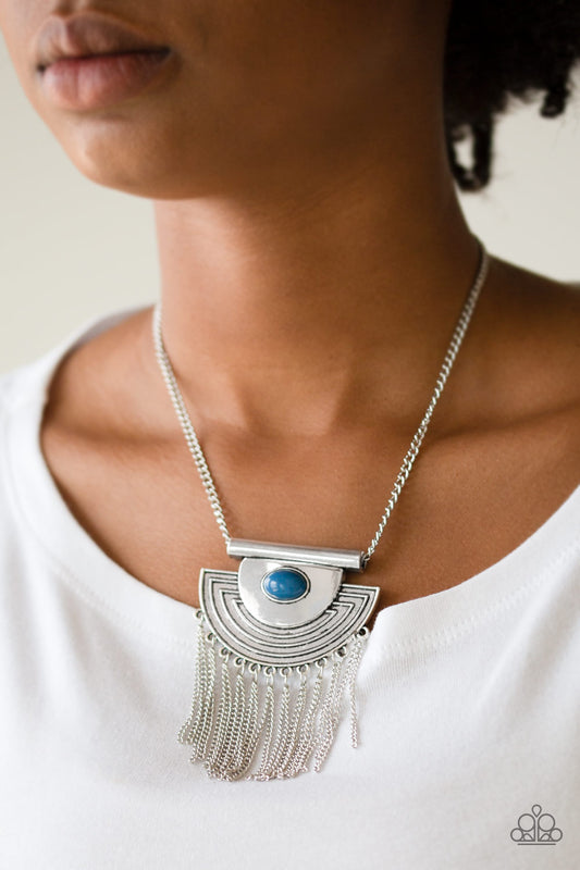 Paparazzi Necklace ~ When In ROAM - Blue