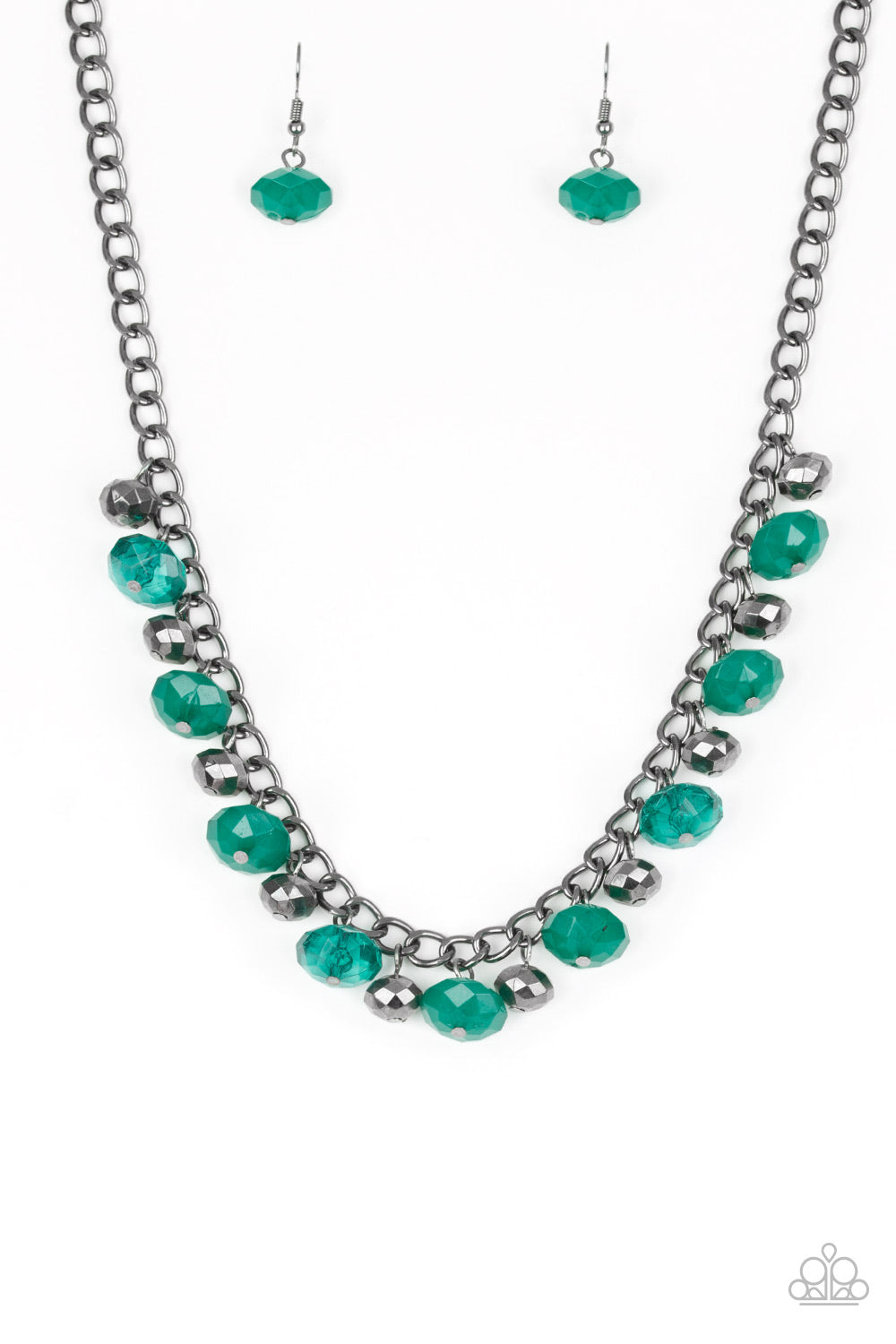 Paparazzi Necklace ~ Runway Rebel - Green