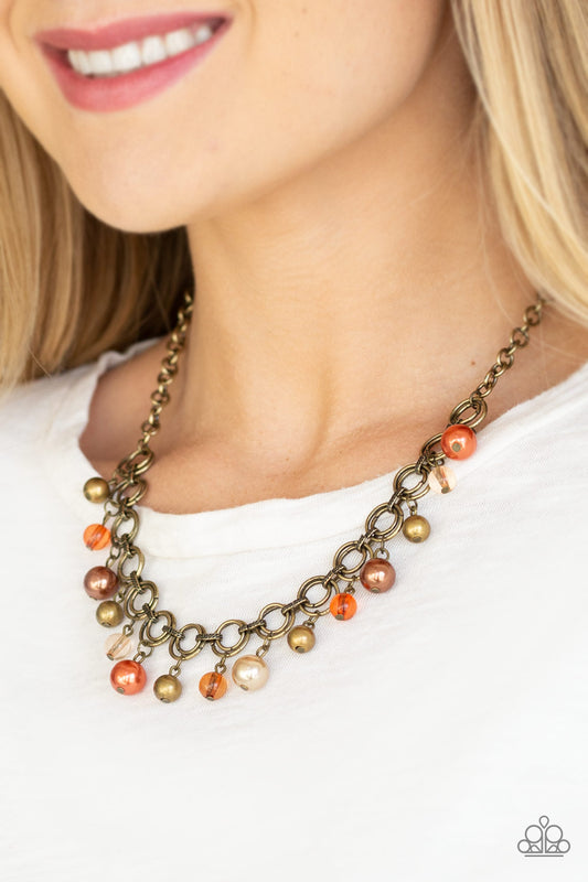 Paparazzi Fiercely Fancy - Multi Necklace. Get Free Shipping! #P2RE-MTXX-103FK