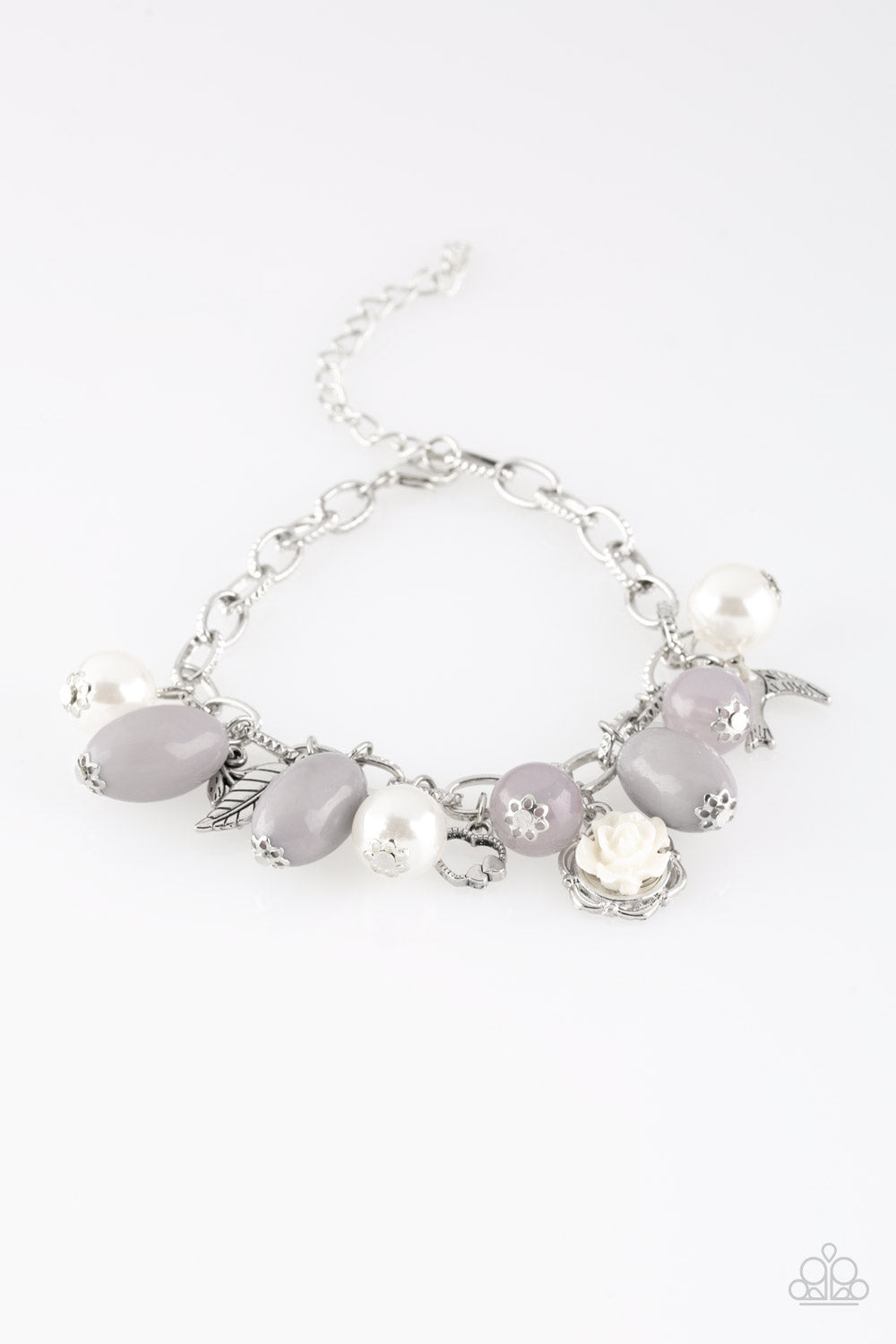 Love Doves Silver bracelet Paparazzi Accessories online at AainaasTreasureBox. Free Shipping Returns