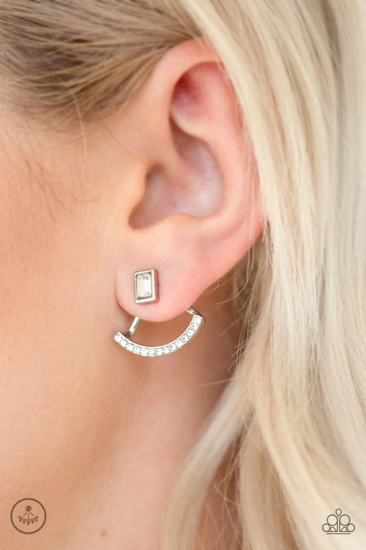 Delicate Arches White $5 Earrings Paparazzi Accessories. #P5PO-WTXX-174XX. Subscribe & Save. 