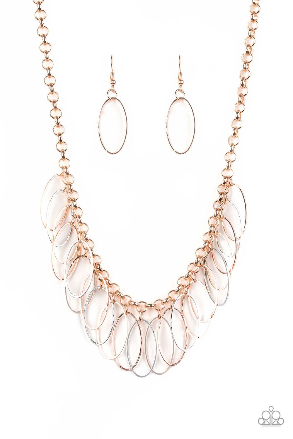 Paparazzi Necklace ~ Fringe Finale - Multi