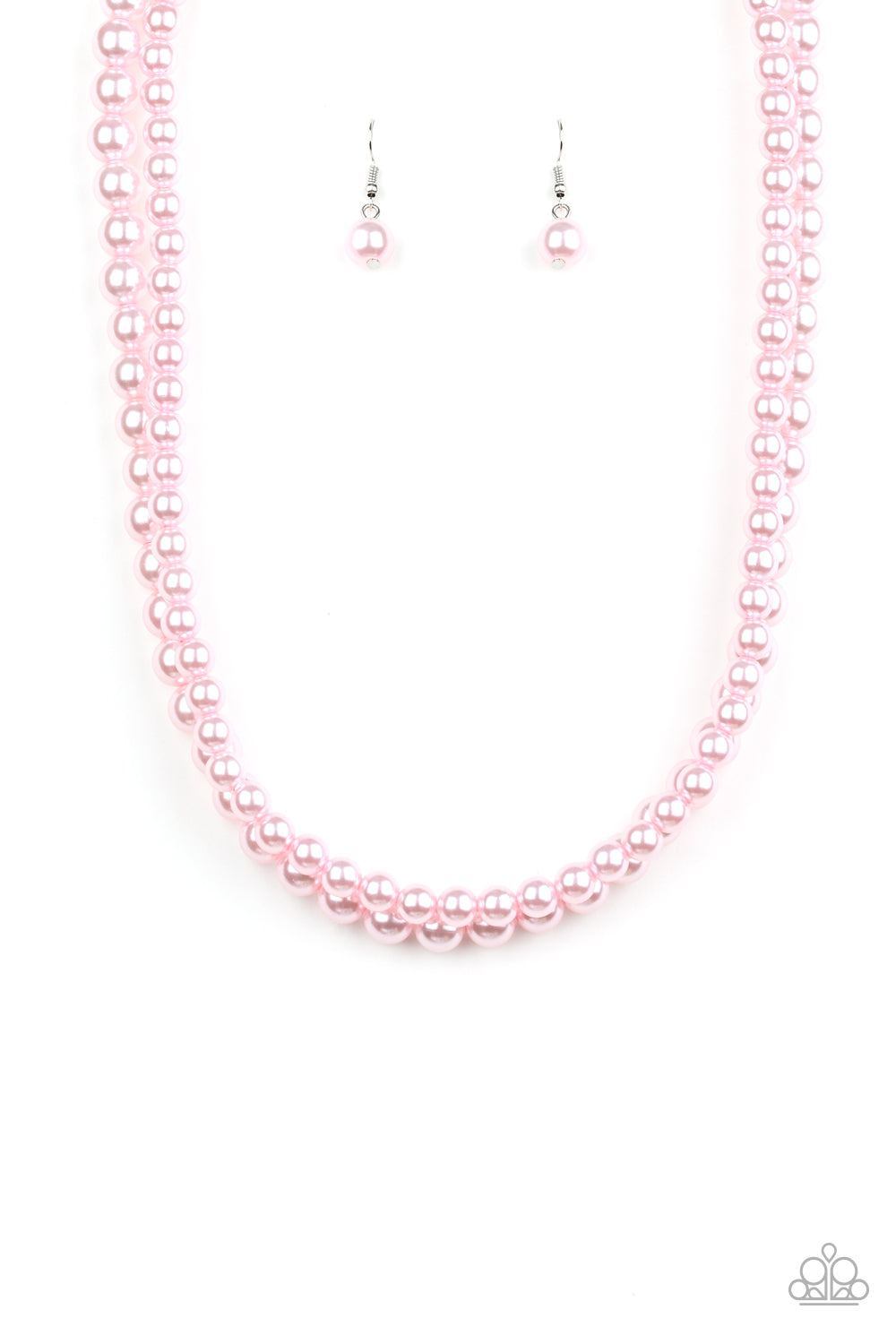 Paparazzi Necklace ~ Woman Of The Century - Pink Pearl Necklace