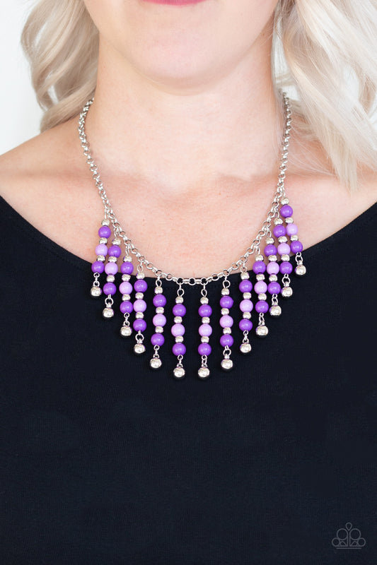 Your SUNDAES Best Purple Necklace Paparazzi Accessories. Get Free Shipping. #P2ST-PRXX-032XX