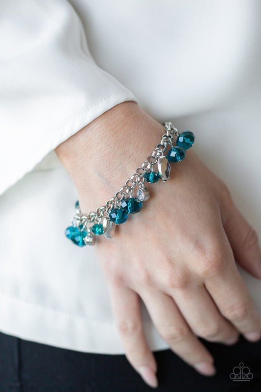 Paparazzi Bracelet ~ Dazing Dazzle - Blue