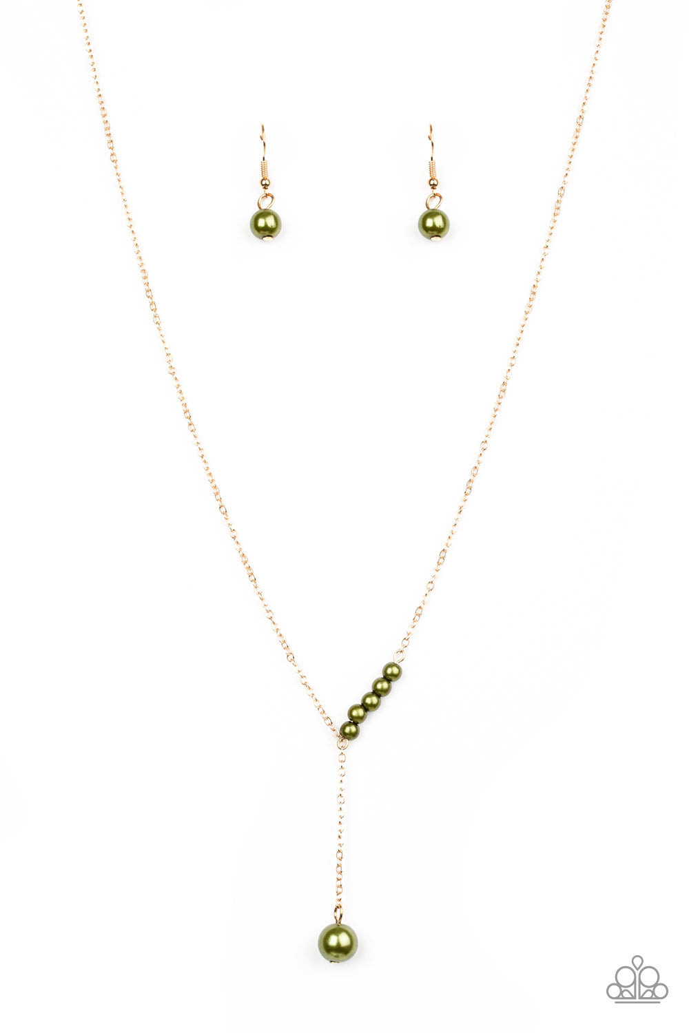 Paparazzi Necklace ~ Timeless Taste - Green Necklace