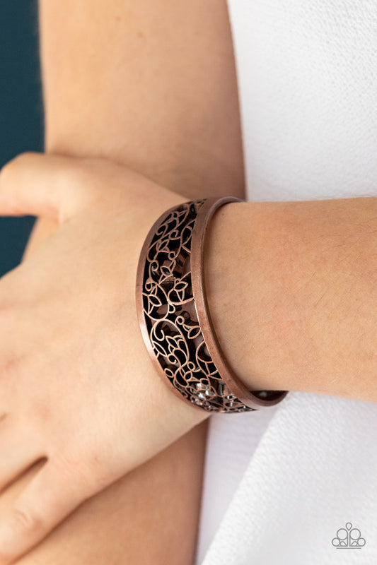 Paparazzi Bracelet ~ Vine Garden - Copper