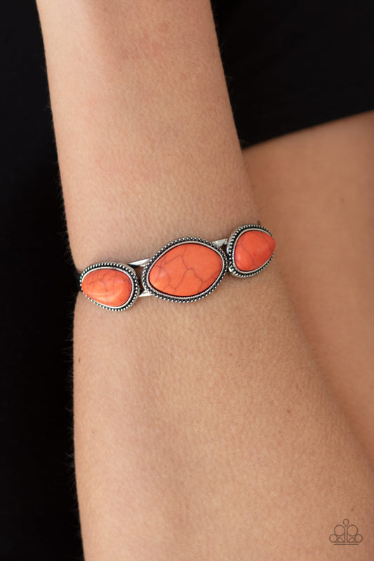 Stone Solace - Orange Bracelets