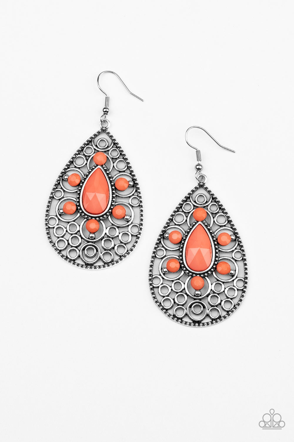 Paparazzi Earring ~ Modern Garden - Orange