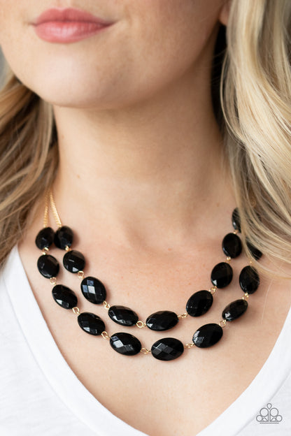 Paparazzi Necklace ~ Max Volume - Black