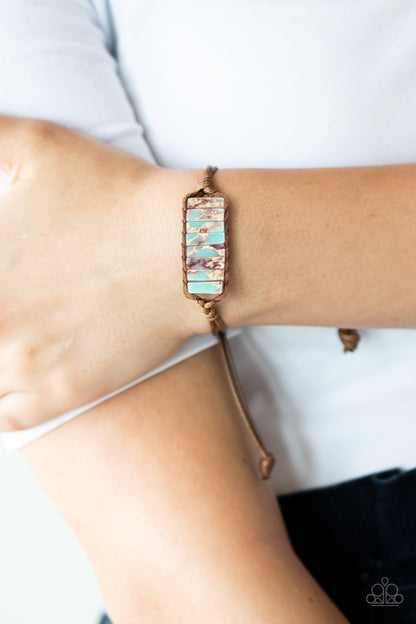 Paparazzi Bracelet ~ Canyon Warrior - Blue Urban Bracelet