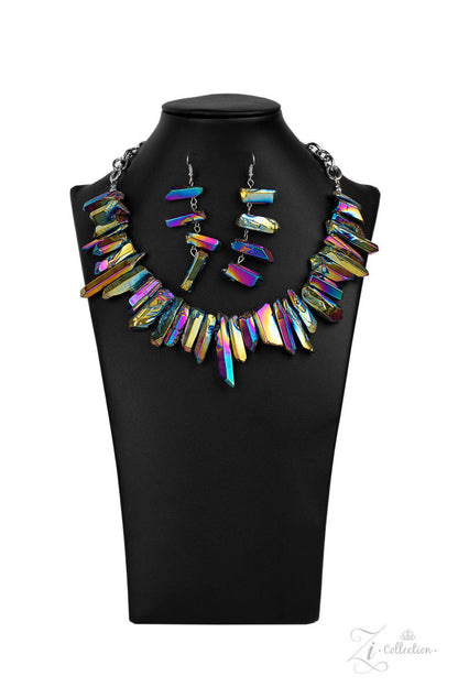 Charismatic Oil Spill Necklace Paparazzi Accessories 2020 Zi Collection. Zi signature collection