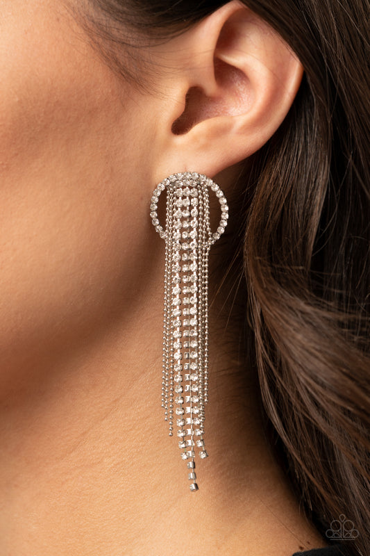 Paparazzi Dazzle By Default White $5 Earring. Subscribe & Save. 