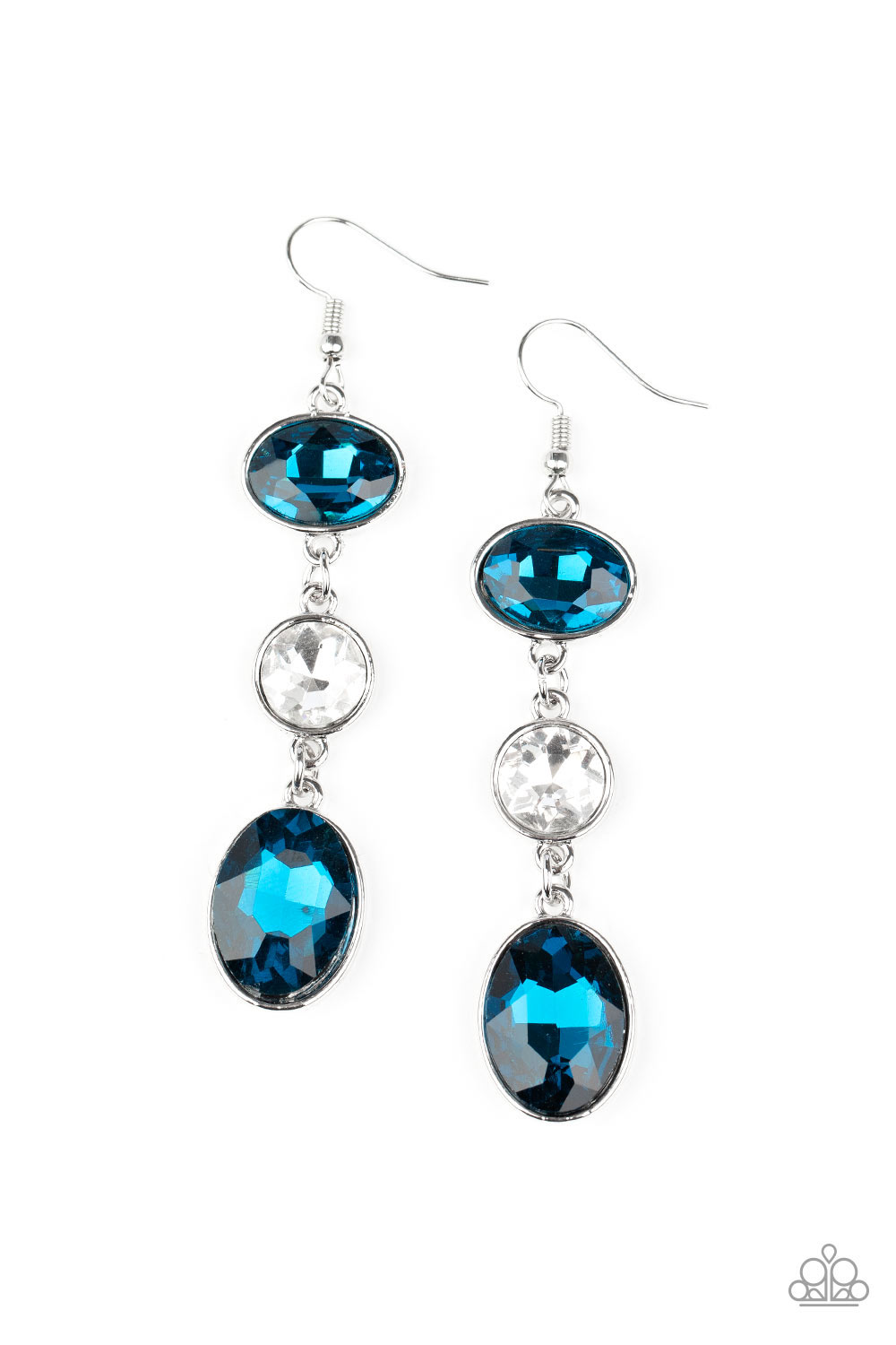 Paparazzi Earring ~ The GLOW Must Go On! - Blue