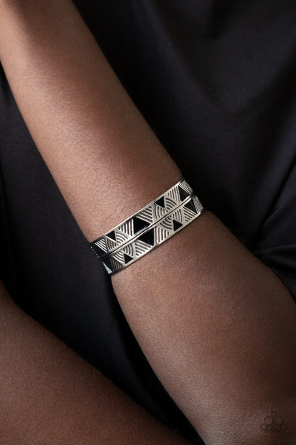 Paparazzi Hidden Glyphs - Black Bracelets