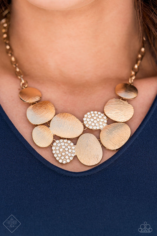 Paparazzi Necklace ~ A Hard LUXE Story - Gold Necklace Fashion Fix